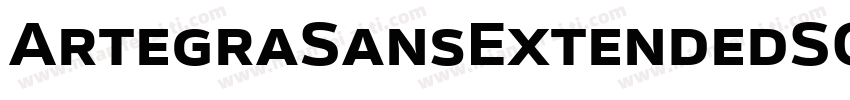 ArtegraSansExtendedSC Bold字体转换